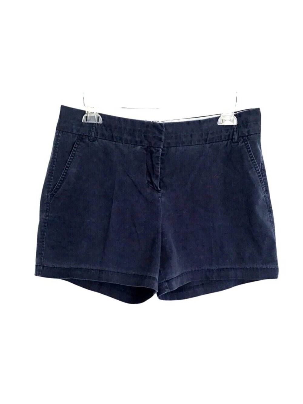 ROZ & ALI- WOMENS BLUE POCKETS SHORTS SIZE 12